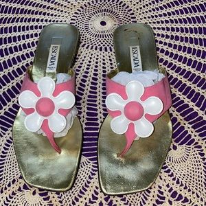 Vintage Escada Sandals 🌸 Flower Power